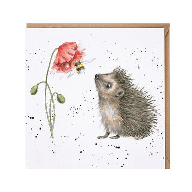 Wrendale Designs 'Busy As A Bee' Hedgehog Card| Online For Equine