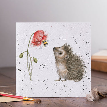 Wrendale Designs 'Busy As A Bee' Hedgehog Card| Online For Equine