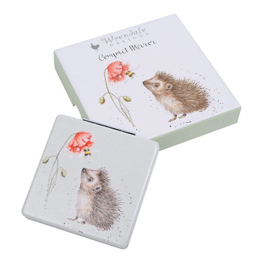 Wrendale Designs 'Busy As A Bee' Hedgehog Compact Mirror| Online For Equine