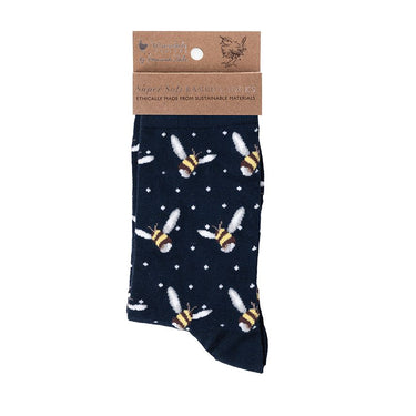 Wrendale Designs 'Busy Bee' Bee Socks| Online For Equine