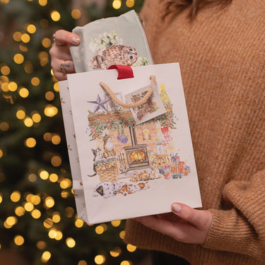Wrendale Designs 'By The Fireside' Medium Dog And Cat Gift Bag| Online For Equine