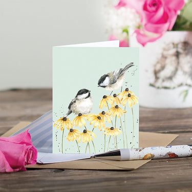 Wrendale Designs 'Chickadees' Chickadee Mini Card| Online For Equine