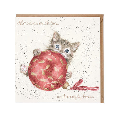 Wrendale Designs 'Christmas Boxes' Cat Christmas Card| Online For Equine