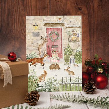 Wrendale Designs 'Christmas Cottage' Woodland Animal Advent Calendar| Online For Equine