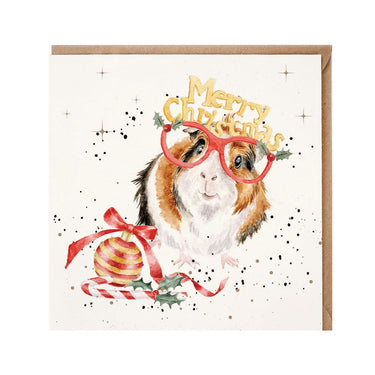 Wrendale Designs 'Christmas Guinea Pig' Guinea Pig Christmas Card| Online For Equine