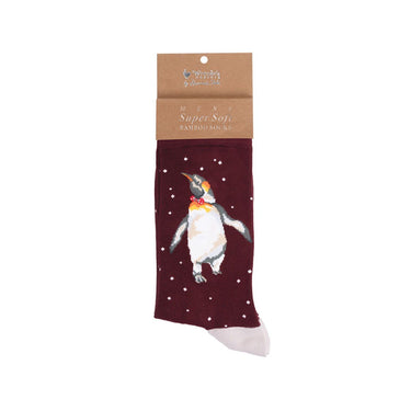 Wrendale Designs 'Christmas King' Penguin Men'S Socks| Online For Equine