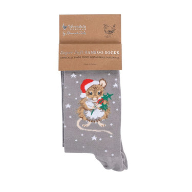 Wrendale Designs 'Christmouse' Mouse Socks| Online For Equine