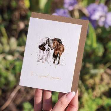 Wrendale Designs 'Close To You' Horse Little Sentiment Card| Online For Equine