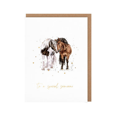 Wrendale Designs 'Close To You' Horse Little Sentiment Card| Online For Equine