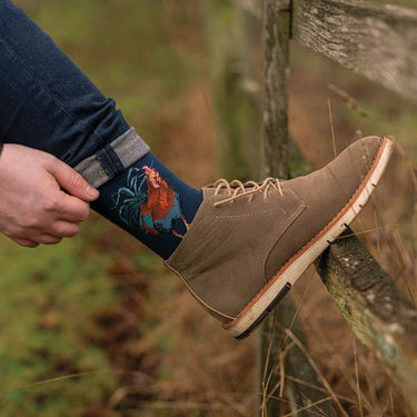 Wrendale Designs 'Colours Of The Rainbow' Cockerel Men'S Socks| Online For Equine