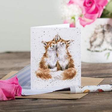 Wrendale Designs 'Contentment' Fox Mini Card| Online For Equine