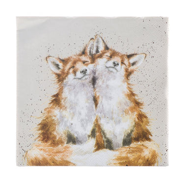 Wrendale Designs 'Contentment' Fox Napkins| Online For Equine