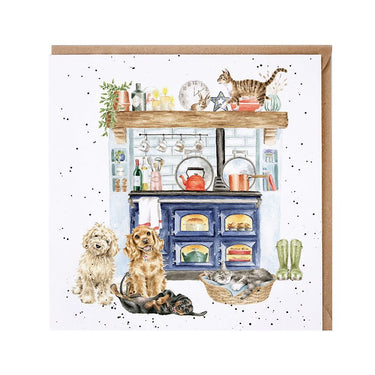 Wrendale Designs 'Country Kitchen' Dog And Cat Card| Online For Equine