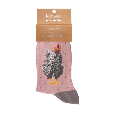 Wrendale Designs 'Curious Hen' Chicken Socks| Online For Equine