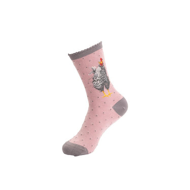 Wrendale Designs 'Curious Hen' Chicken Socks| Online For Equine