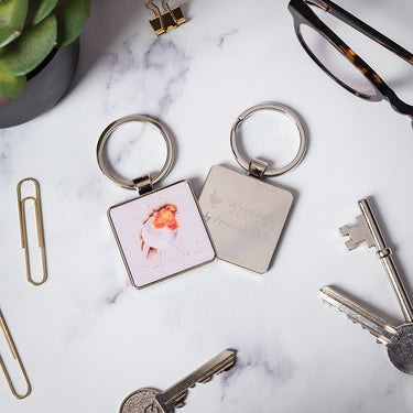 Wrendale Designs 'Curious Robin' Robin Keyring| Online For Equine
