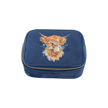Wrendale Designs 'Daisy Coo' Highland Cow Embroidered Accessory Case| Online For Equine