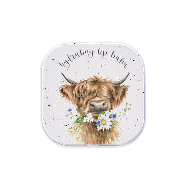 Wrendale Designs 'Daisy Coo' Highland Cow Lip Balm Tin| Online For Equine