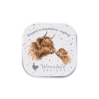 Wrendale Designs 'Daisy Coo' Highland Cow Lip Balm Tin| Online For Equine