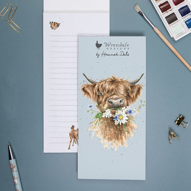 Wrendale Designs 'Daisy Coo' Highland Cow Shopping Pad| Online For Equine