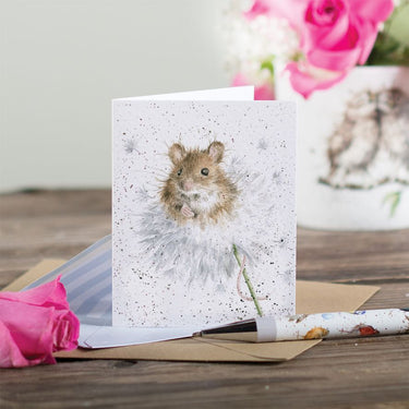 Wrendale Designs 'Dandelion' Mouse Mini Card| Online For Equine