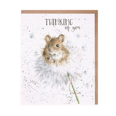 Wrendale Designs 'Dandelion' Mouse Thinking Of You Card| Online For Equine