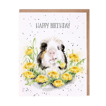 Wrendale Designs 'Dandy Day' Guinea Pig Birthday Card| Online For Equine
