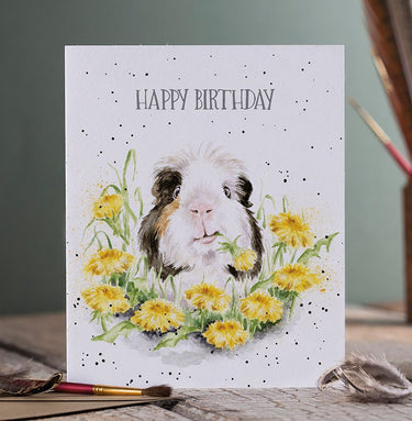 Wrendale Designs 'Dandy Day' Guinea Pig Birthday Card| Online For Equine