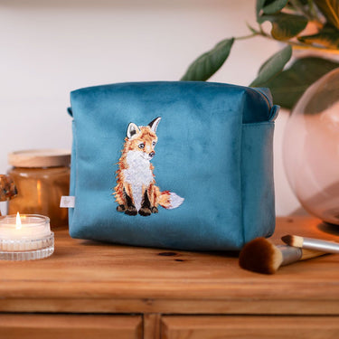 Wrendale Designs 'Daydreamer' Fox Embroidered Cosmetic Bag| Online For Equine