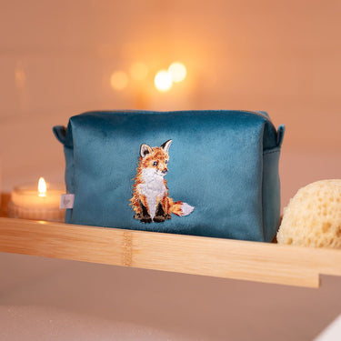 Wrendale Designs 'Daydreamer' Fox Embroidered Make Up Bag| Online For Equine