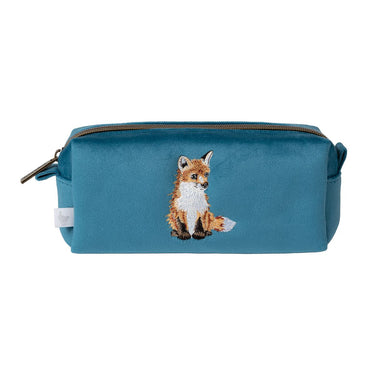 Wrendale Designs 'Daydreamer' Fox Embroidered Make Up Brush Bag| Online For Equine