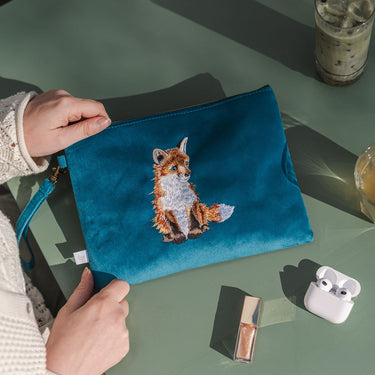 Wrendale Designs 'Daydreamer' Fox Embroidered Pouch| Online For Equine