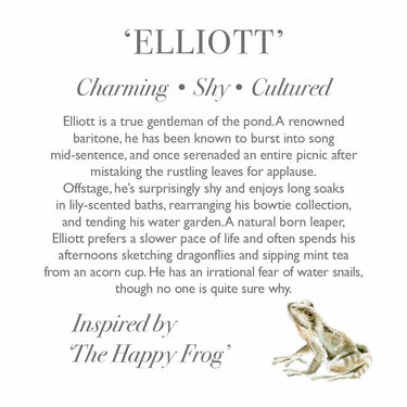 Wrendale Designs 'Elliott Junior' Frog Plush Toy| Online For Equine
