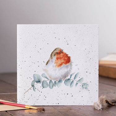 Wrendale Designs 'Eucalyptus' Robin Card| Online For Equine