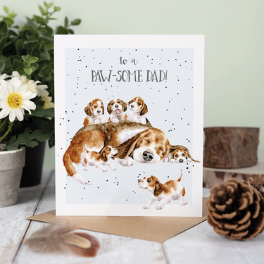 Wrendale Designs 'Feeling Dog-Eared' Dog Dad Card| Online For Equine