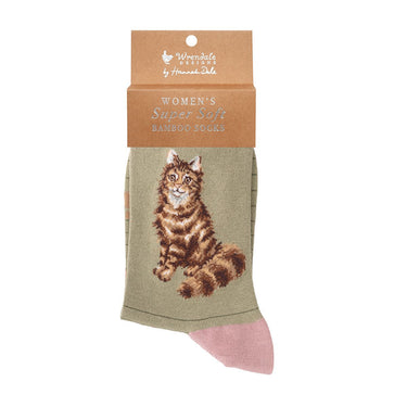 Wrendale Designs 'Feline Fabulous' Cat Socks| Online For Equine