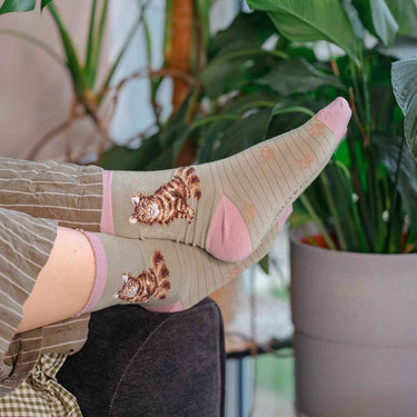 Wrendale Designs 'Feline Fabulous' Cat Socks| Online For Equine