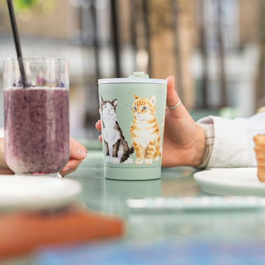 Wrendale Designs 'Feline Friends' Cat Thermal Travel Cup| Online For Equine