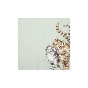 Wrendale Designs 'Feline Good' Cat Cocktail Napkin| Online For Equine