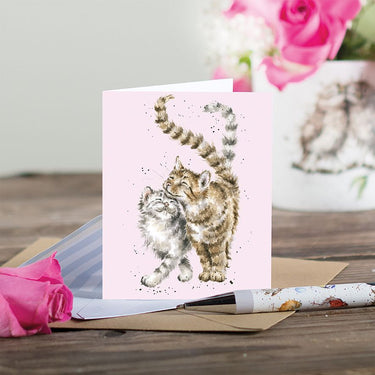 Wrendale Designs 'Feline Good' Cat Mini Card| Online For Equine