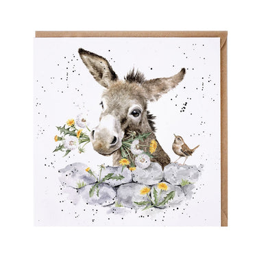 Wrendale Designs 'Fine And Dandy' Donkey Card| Online For Equine
