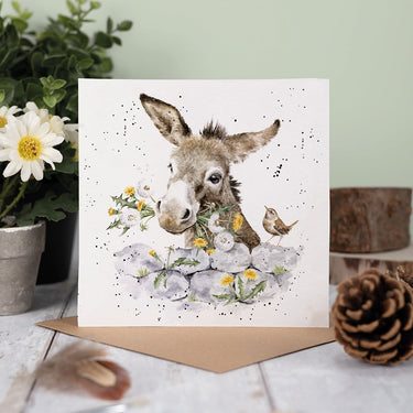Wrendale Designs 'Fine And Dandy' Donkey Card| Online For Equine