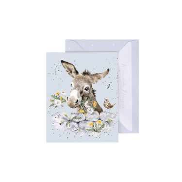 Wrendale Designs 'Fine And Dandy' Donkey Mini Card| Online For Equine