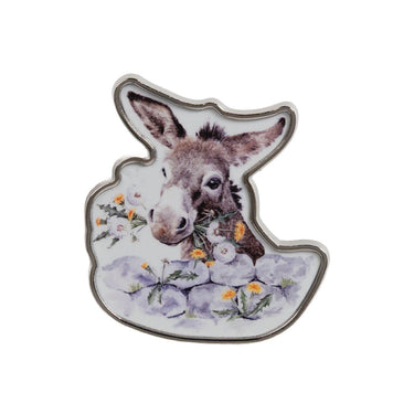 Wrendale Designs 'Fine And Dandy' Donkey Pin Badge| Online For Equine