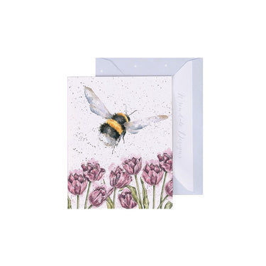 Wrendale Designs 'Flight Of The Bumblebee' Bee Mini Card| Online For Equine