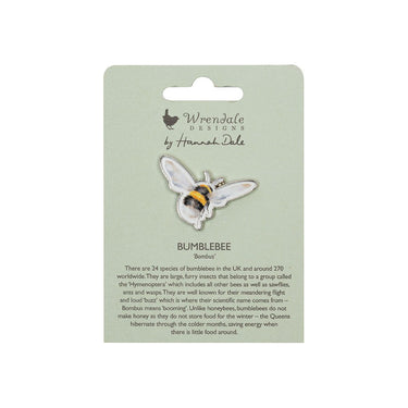 Wrendale Designs 'Flight Of The Bumblebee' Bee Pin Badge| Online For Equine