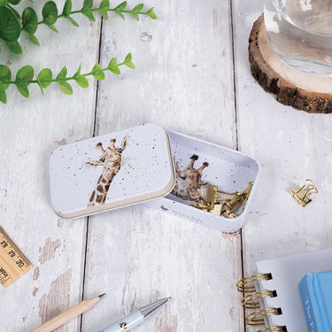 Wrendale Designs 'Flowers' Giraffe Mini Gift Tin| Online For Equine