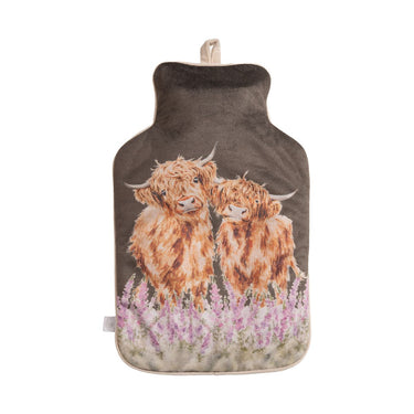 Wrendale Designs 'Gentle Giants' Highland Cow Hot Water Bottle| Online For Equine