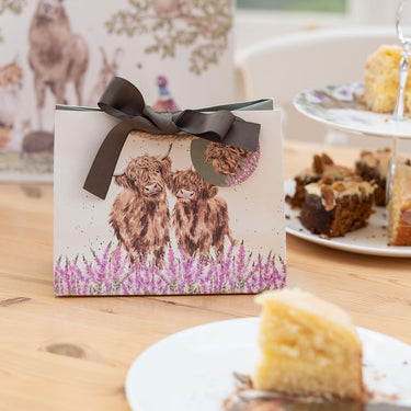 Wrendale Designs 'Gentle Giants' Highland Cow Small Gift Bag| Online For Equine