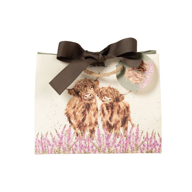 Wrendale Designs 'Gentle Giants' Highland Cow Small Gift Bag| Online For Equine